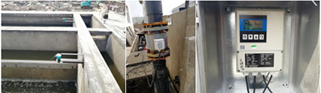 聯(lián)測儀表用于湖北城市污水廠